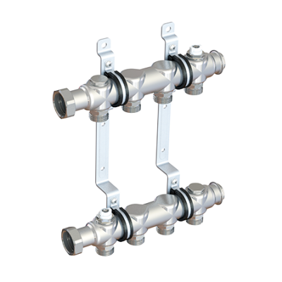 Коллекторная группа, ELSEN, 1",5 контуров, размер отвода-3/4", PN,бар-6, T°C -от 0 до +90, без вент.
